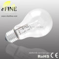 A19 E27 clear eco halogen lamp 42W 2000h CE ROHS warm white